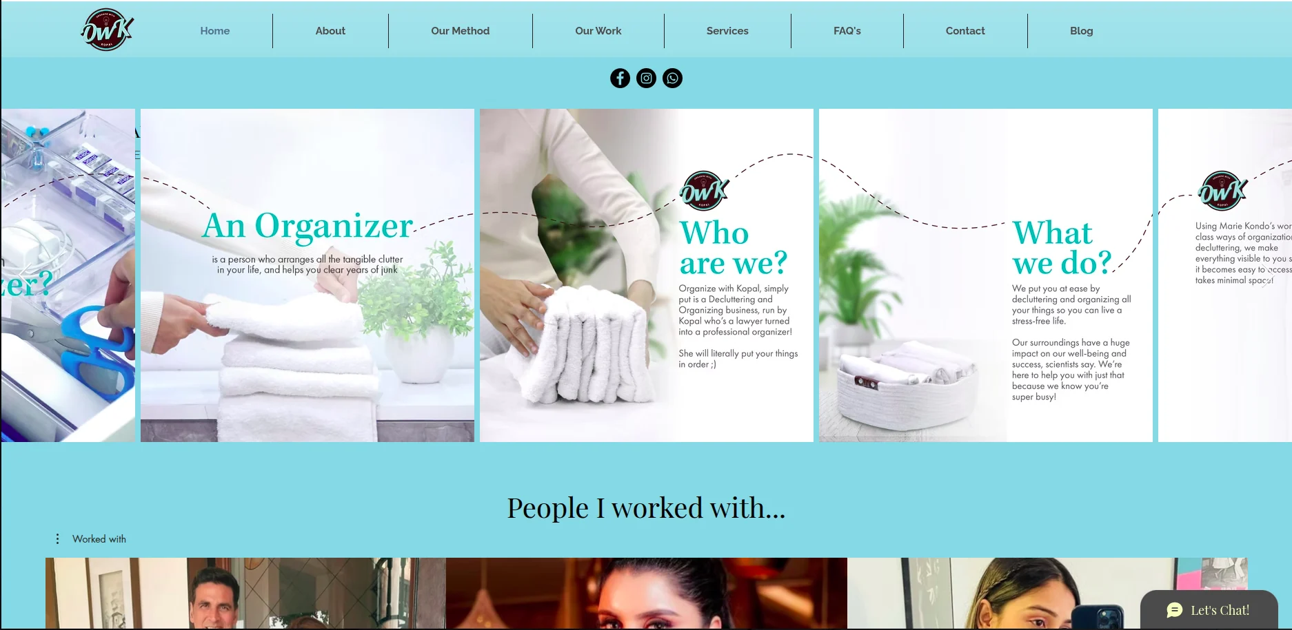 Organise With Kopal Service Brand design case study