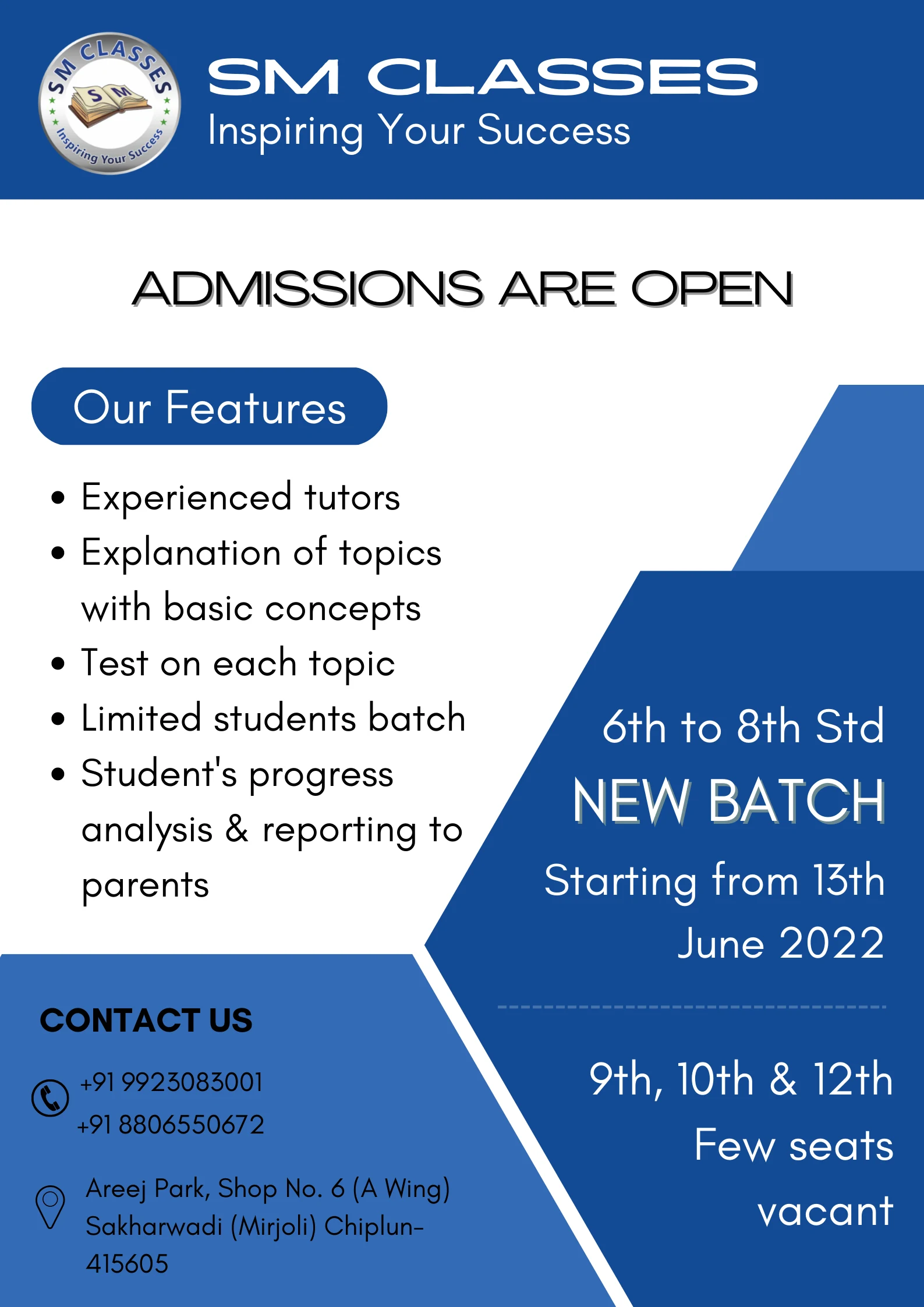 SM Classes Poster